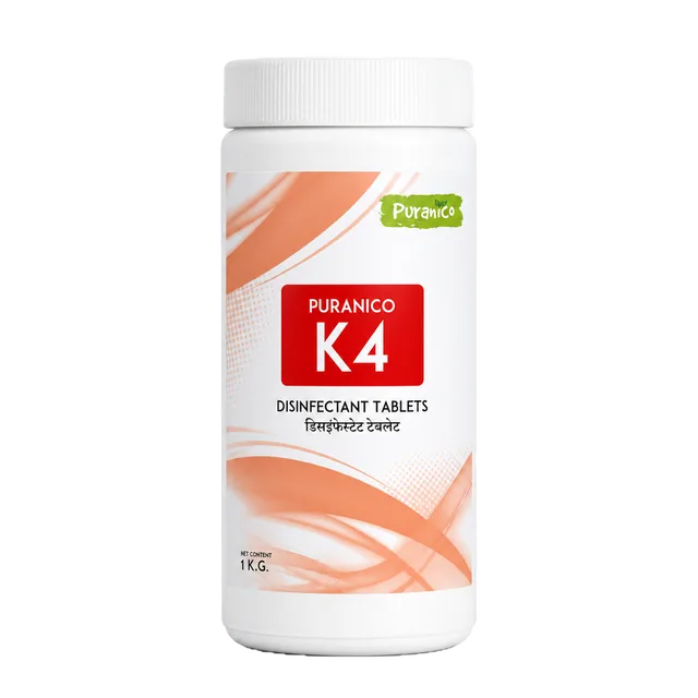 K4 Disinfectant Tablets, 1 kg tub · 500 tablets